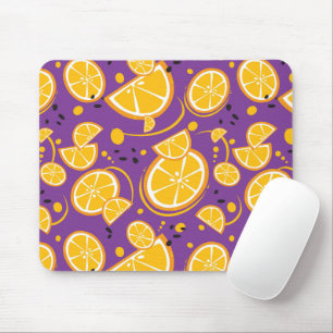 Tapis De Souris Banana Pineapple Cherry Citrus Fruit Pattern M