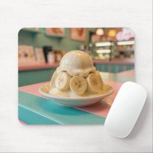 Tapis De Souris Banane en résine Sundae   Boutique de glace rétro