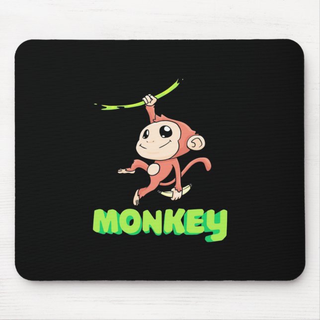 Tapis De Souris Banane singe (Devant)