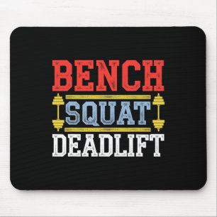 Tapis De Souris Banc Squat Deadlift Barbell Bodybuilding 1