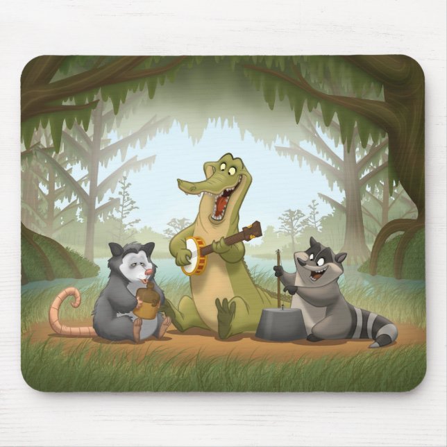 Tapis De Souris Bande de cruche de bayou Mousepad (Devant)