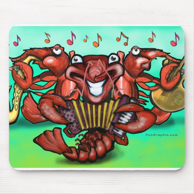 Tapis De Souris Bande de langoustes (Devant)