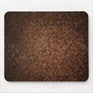 Tapis De Souris Bande de roulement rouillée en métal