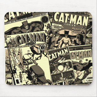 Tapis De Souris Bande dessinée classique CAT-MAN Mousepad