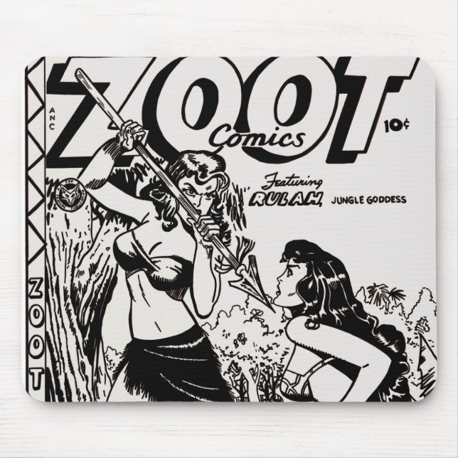 Tapis De Souris Bande dessinée classique ZOOT Mousepad (Devant)