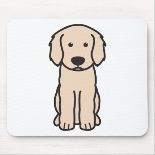 Tapis De Souris Bande dessinée de chien de Labradoodle
