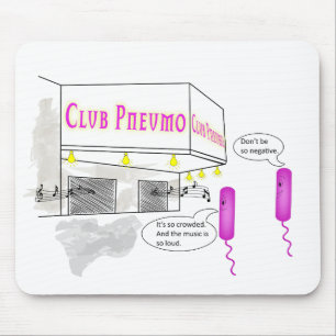 Tapis De Souris Bande dessinée de microbiologie