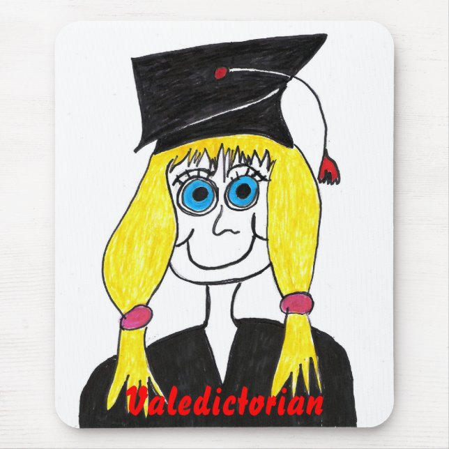 Tapis De Souris Bande dessinée d'écarté licenciée Mousepad (Devant)