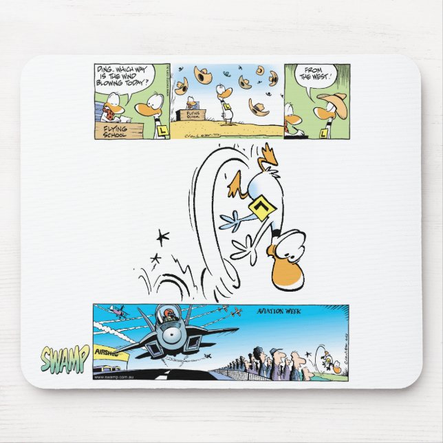 Tapis De Souris Bande dessinée drôle Mousepad de canard de (Devant)