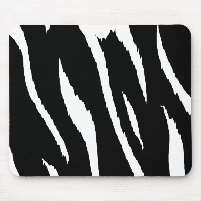 Tapis De Souris Bande noire et blanche (Devant)