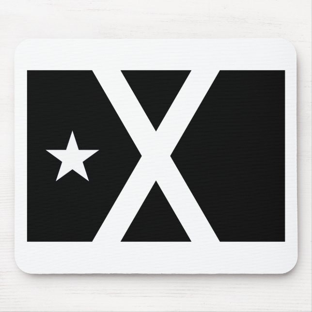 Tapis De Souris Bandera Negra - drapeau d'Estelada Catalunya (Devant)