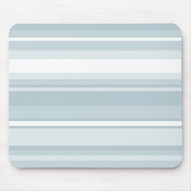 Tapis De Souris Bandes bleu glace (Devant)