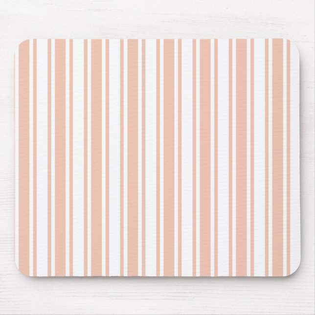 Tapis De Souris Bandes de bonbons blanches et de bracelets (Devant)