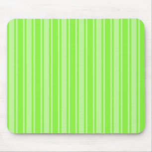 Tapis De Souris Bandes de bonbons vert citron