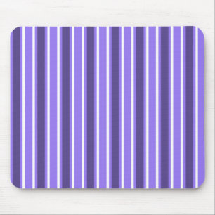 Tapis De Souris Bandes de bonbons violettes et blanches