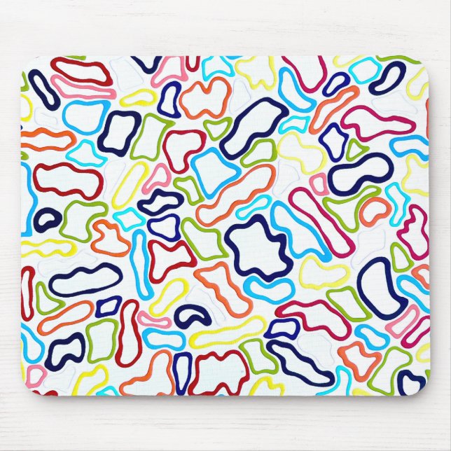 Tapis De Souris Bandes de cheveux Mousepad (Devant)