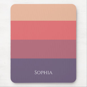 Tapis De Souris Bandes de couleur automne -