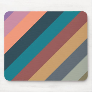 Tapis De Souris bandes de couleur pastel coloré