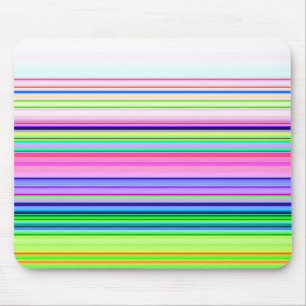 Tapis De Souris Bandes de néon colorées chaudes