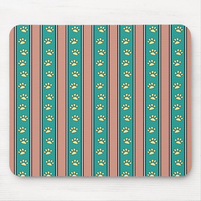 Tapis De Souris Bandes d'empreintes (Devant)
