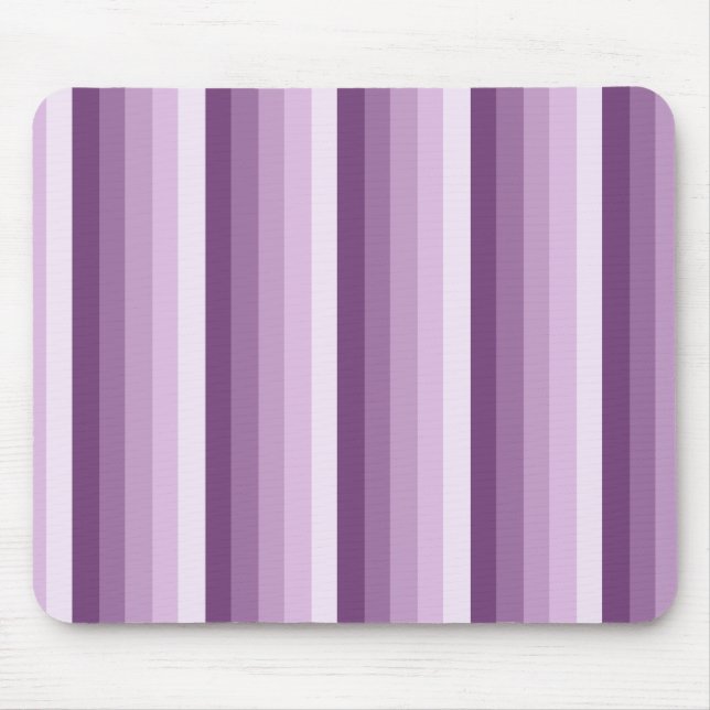 Tapis De Souris Bandes d'ombre prune violette (Devant)