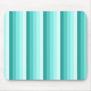 Tapis De Souris Bandes d'ombre turquoise