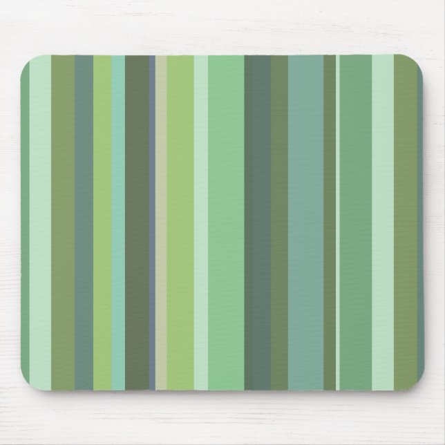 Tapis De Souris Bandes horizontales vert olive (Devant)