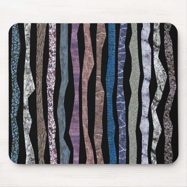 Tapis De Souris Bandes minérales (Devant)