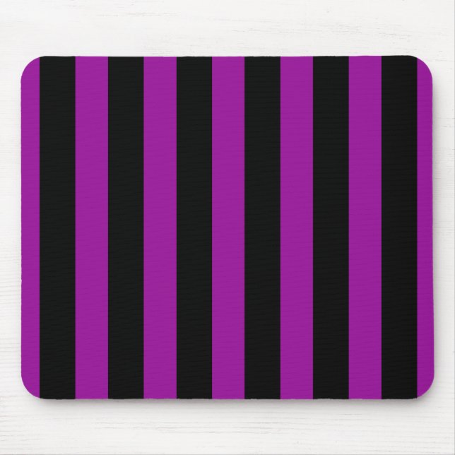 Tapis De Souris Bandes noires et violettes (Devant)