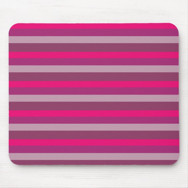 Tapis De Souris Bandes roses (Devant)
