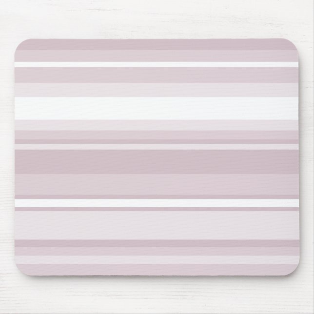 Tapis De Souris Bandes roses à quartz rose (Devant)