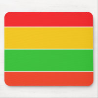 Bandes rouges, jaunes et vert citron