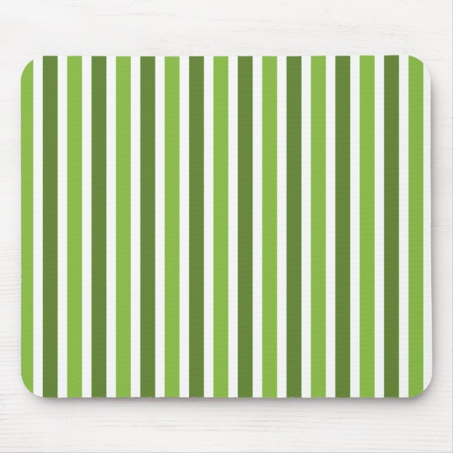 Tapis De Souris Bandes verticales Mousepad, Vert (Devant)