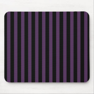 Tapis De Souris Bandes violettes foncées et noires