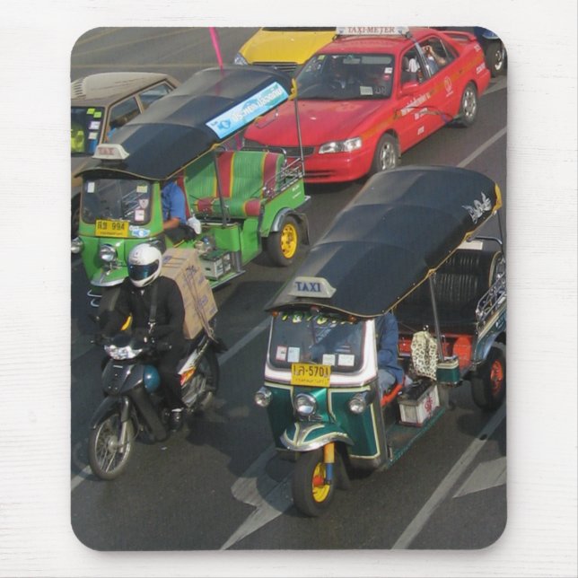 Tapis De Souris Bangkok trafic ... Tuk Tuk Racing (Devant)