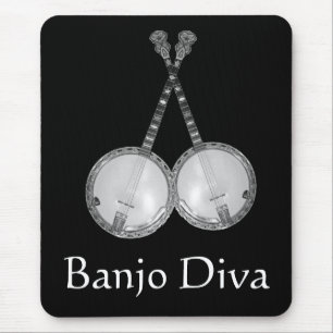 Tapis De Souris Banjo Diva Mousepad