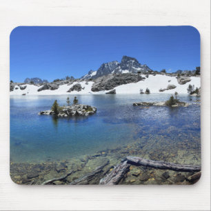 Tapis De Souris Banner Peak et un lac de montagne - Sierra Nevada