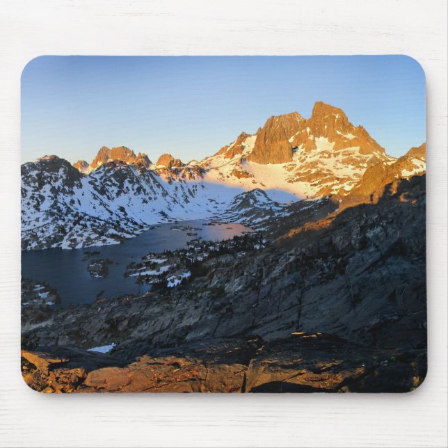 Tapis De Souris Banner Peak Sunrise Garnet Lake - John Muir Trail (Devant)