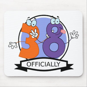 Tapis De Souris Bannière d'anniversaire officielle 38