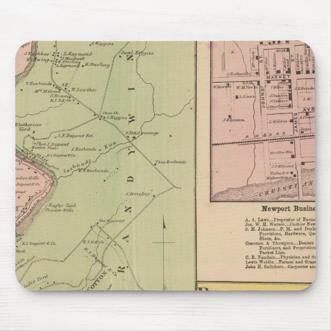 Tapis De Souris Banque de Brandywine (Devant)