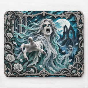 Tapis De Souris Banshee, Monstre en Papier Découpé