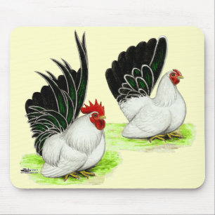 Tapis De Souris Bantams noirs noirs japonais