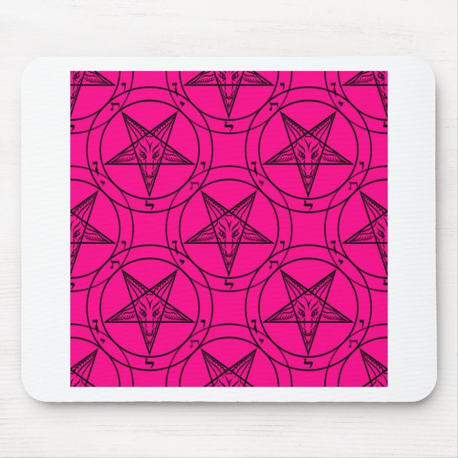 Tapis De Souris baphomet rose (Devant)