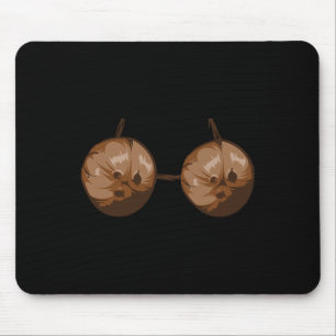 Tapis De Souris Bar à noix de coco d'été Halloween Costume amusant
