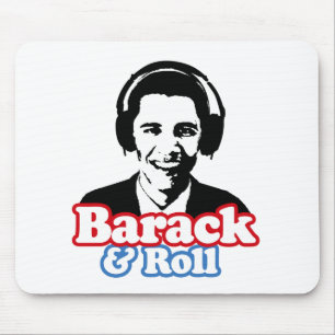 TAPIS DE SOURIS BARACK ET PETIT PAIN