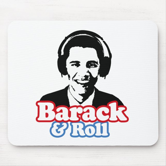 TAPIS DE SOURIS BARACK ET PETIT PAIN (Devant)