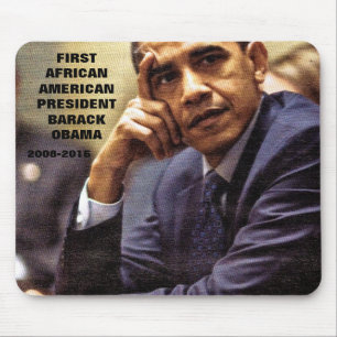 TAPIS DE SOURIS BARACK OBAMA FIRST NEGRO AMERICAN PRESIDENT 