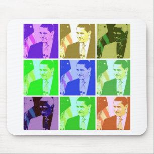 Tapis De Souris Barack Obama Pop Art