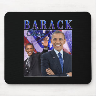 Tapis De Souris Barack Obama Style Vintage rétro