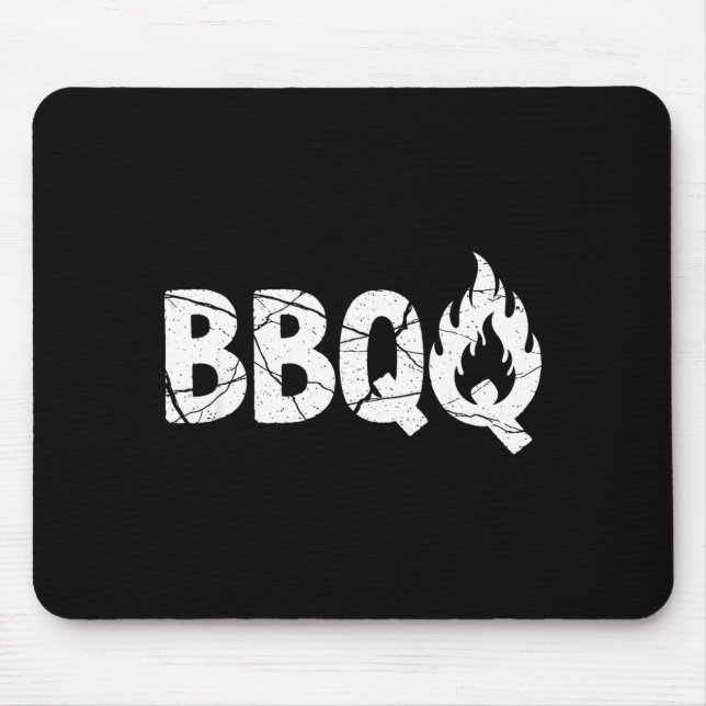 Tapis De Souris Barbecue Bbq Joke Gift For Grill Timer Smoker Camn (Devant)